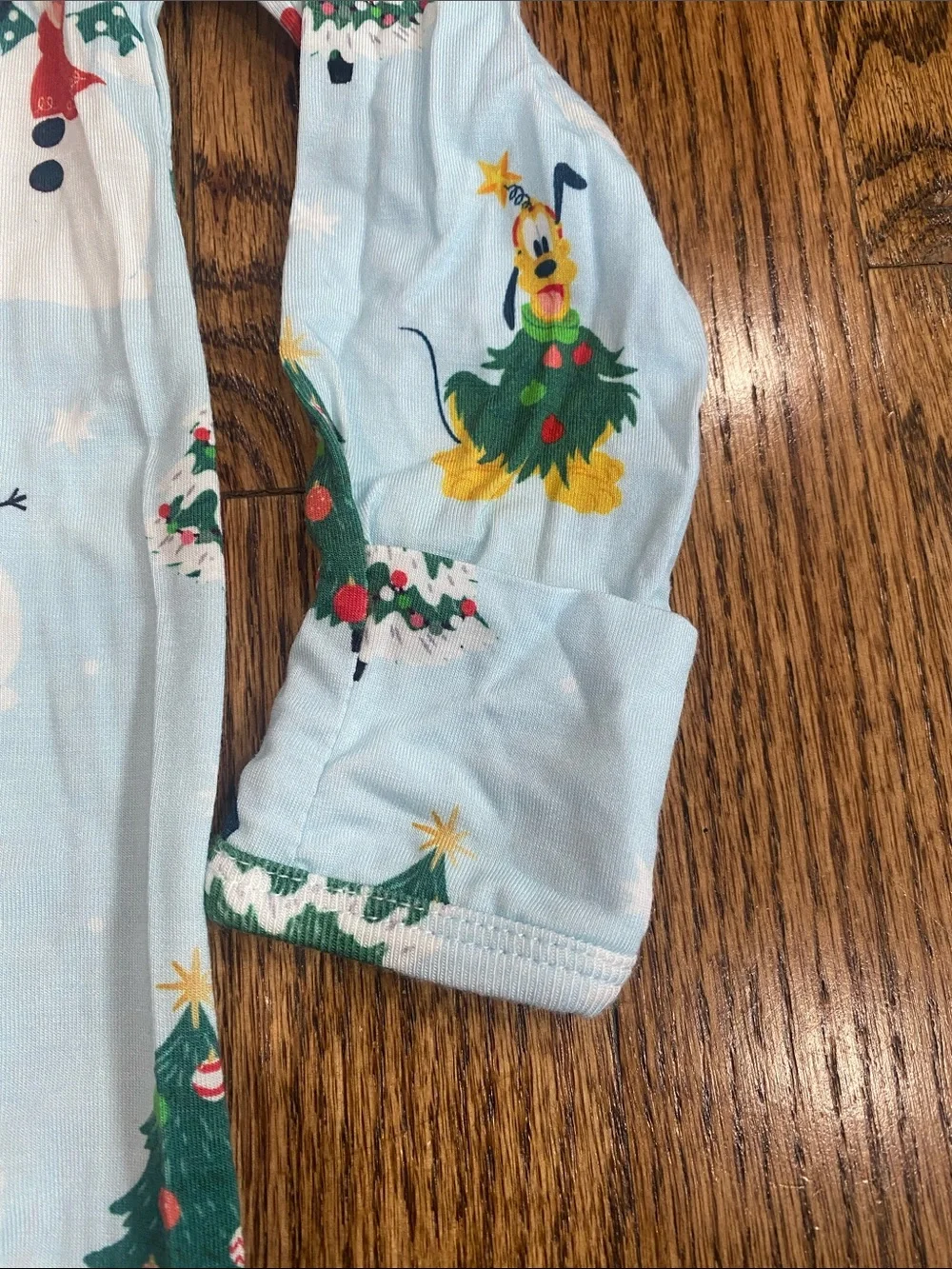 Magnetic Me Disney Mickey and Me Snow Excited bamboo footie, size 6-9 months.